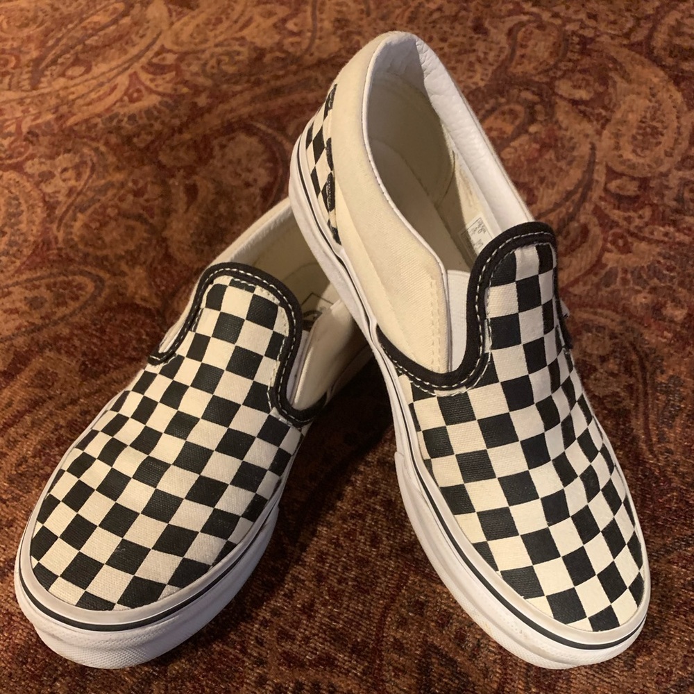 Girls Slip Ons - VANS - Size 2